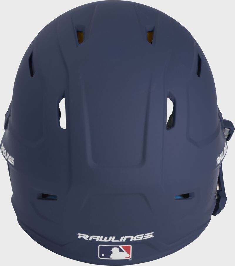 Back view of Rawlings Mach Carbon Batting Helmet - SKU: MAAL loading=