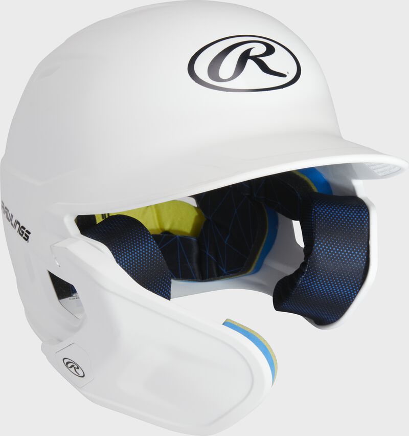 Front right-side view of Rawlings Mach Carbon Batting Helmet - SKU: MAAL loading=