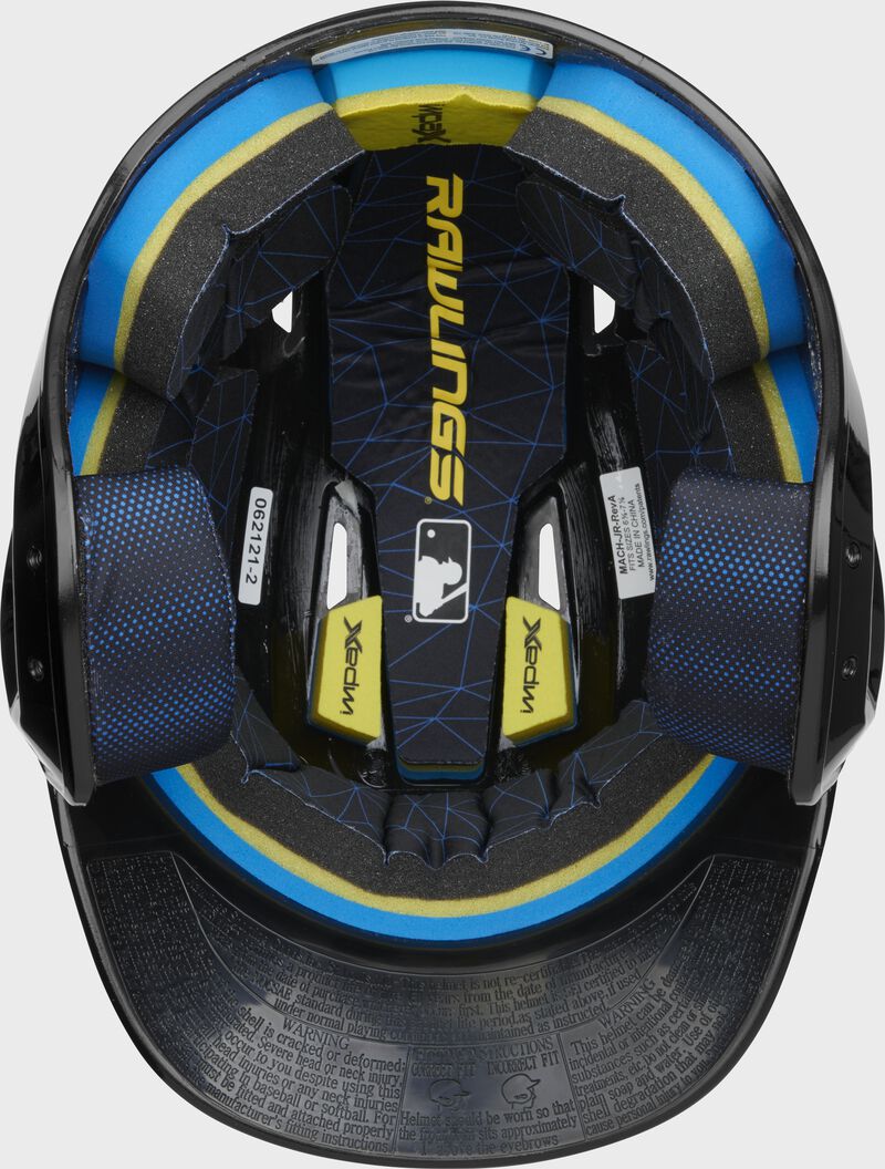 Rawlings Mach Gloss Batting Helmet, Senior & Junior Sizes loading=