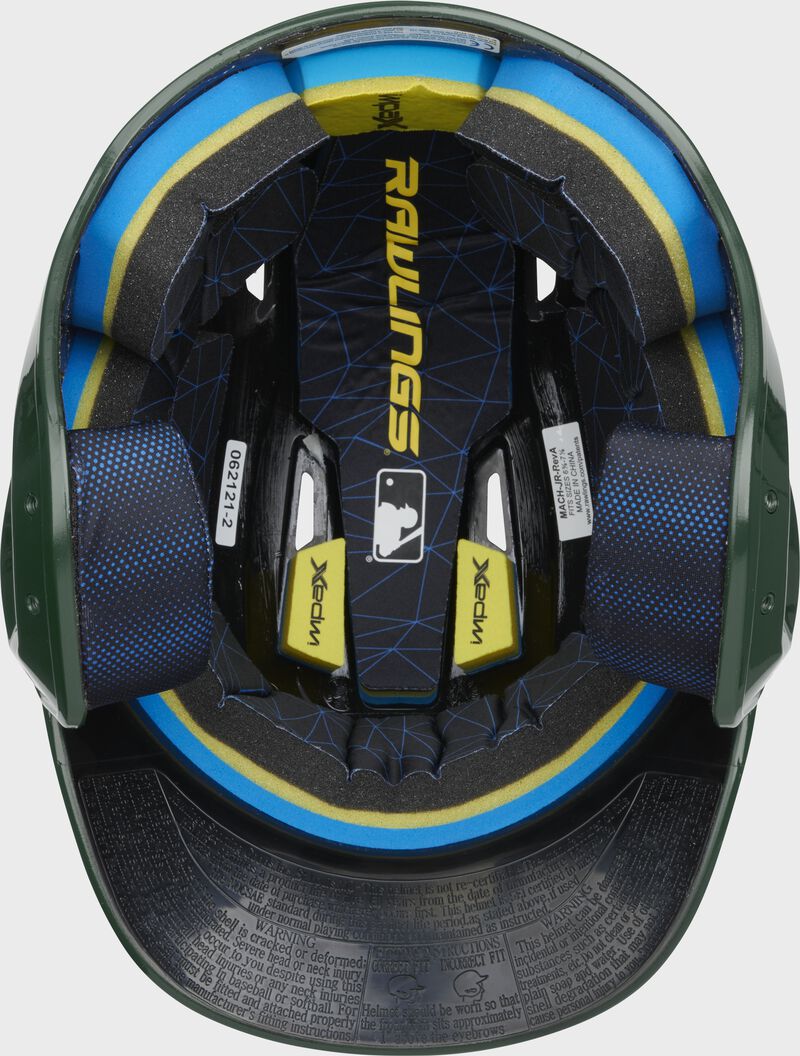 Rawlings Mach Gloss Batting Helmet, Senior & Junior Sizes loading=