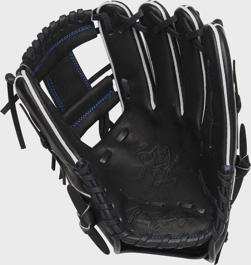 Black palm of a Rawlings Marcus Semien Gameday 57 Series glove - SKU: RSGPRO44L-2MS loading=