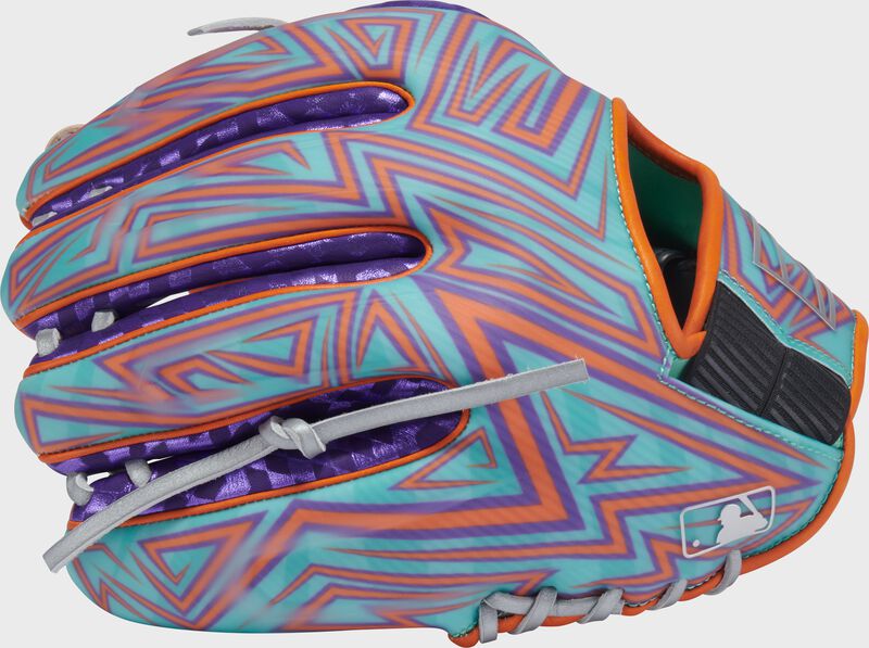Back design of a Rawlings REV1X exclusive infield glove loading=