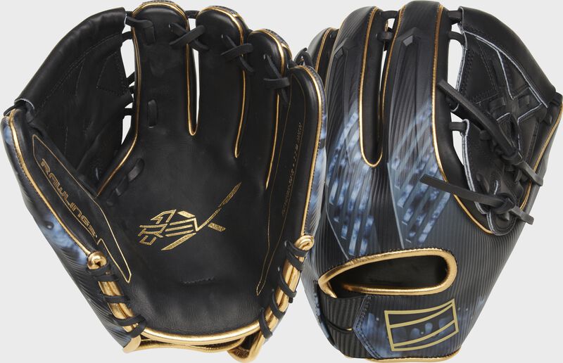 2 images showing the palm & back of a Rawlings REV1X 11.75" infield/pitcher's glove - SKU: REV205-9XB loading=