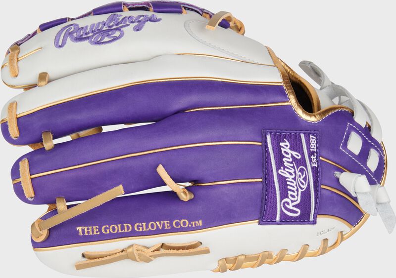 Liberty Advanced Color Series 12 in Fastpitch Glove, White/Purple, Right loading=